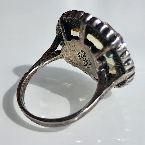 Premier Designs "Sublime" halo cocktail statement ring size 7 - Picture 8 of 16